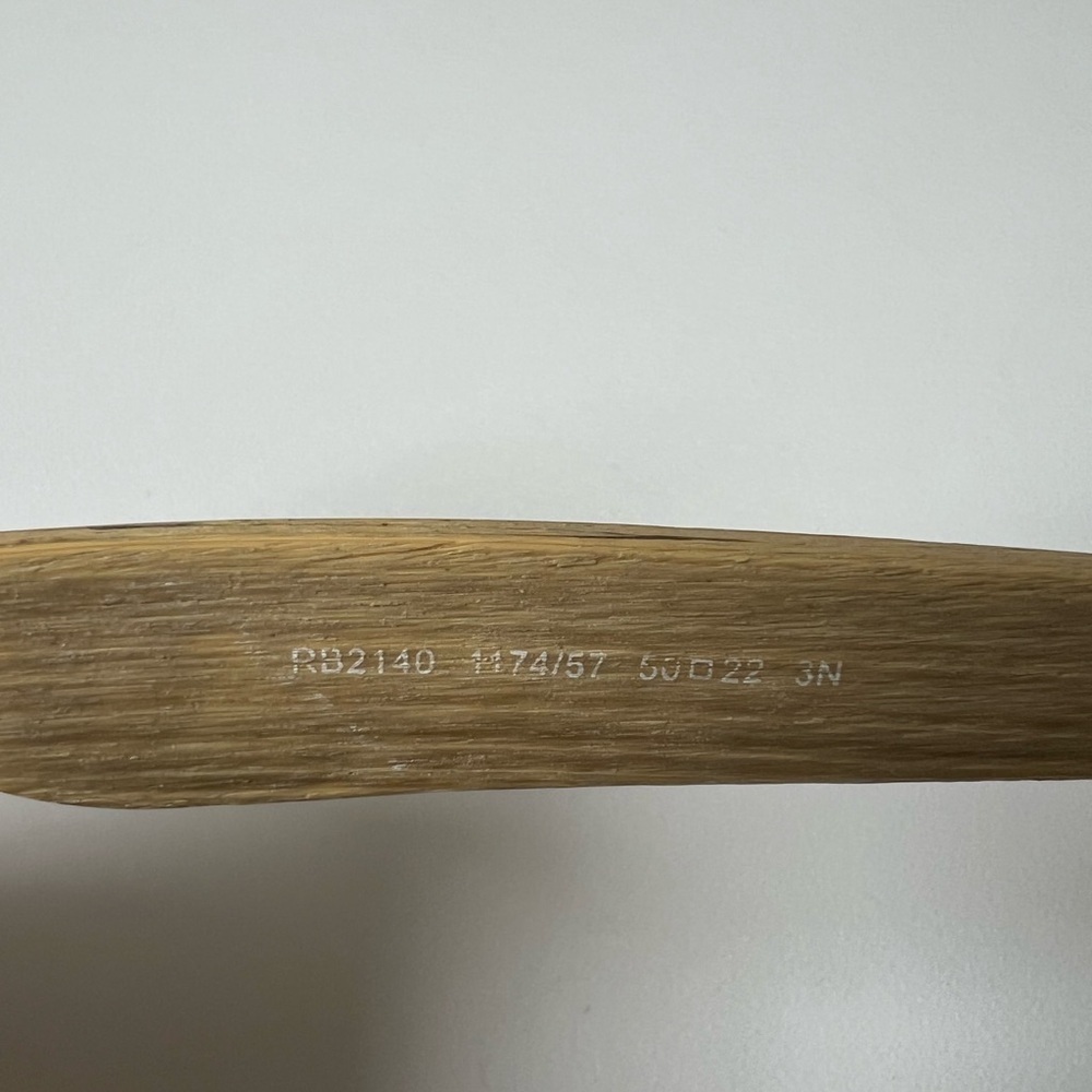 Ray-Ban Wayfarer Wooden Sunglasses. Excellent Condition - Picture 3 of 7